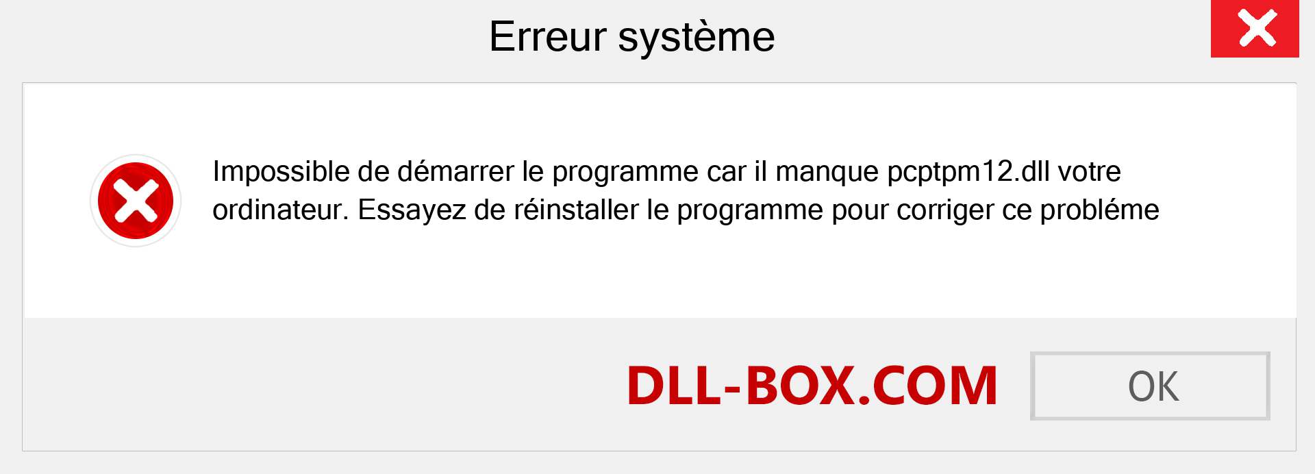 Le fichier pcptpm12.dll est manquant ?. Télécharger pour Windows 7, 8, 10 - Correction de l'erreur manquante pcptpm12 dll sur Windows, photos, images