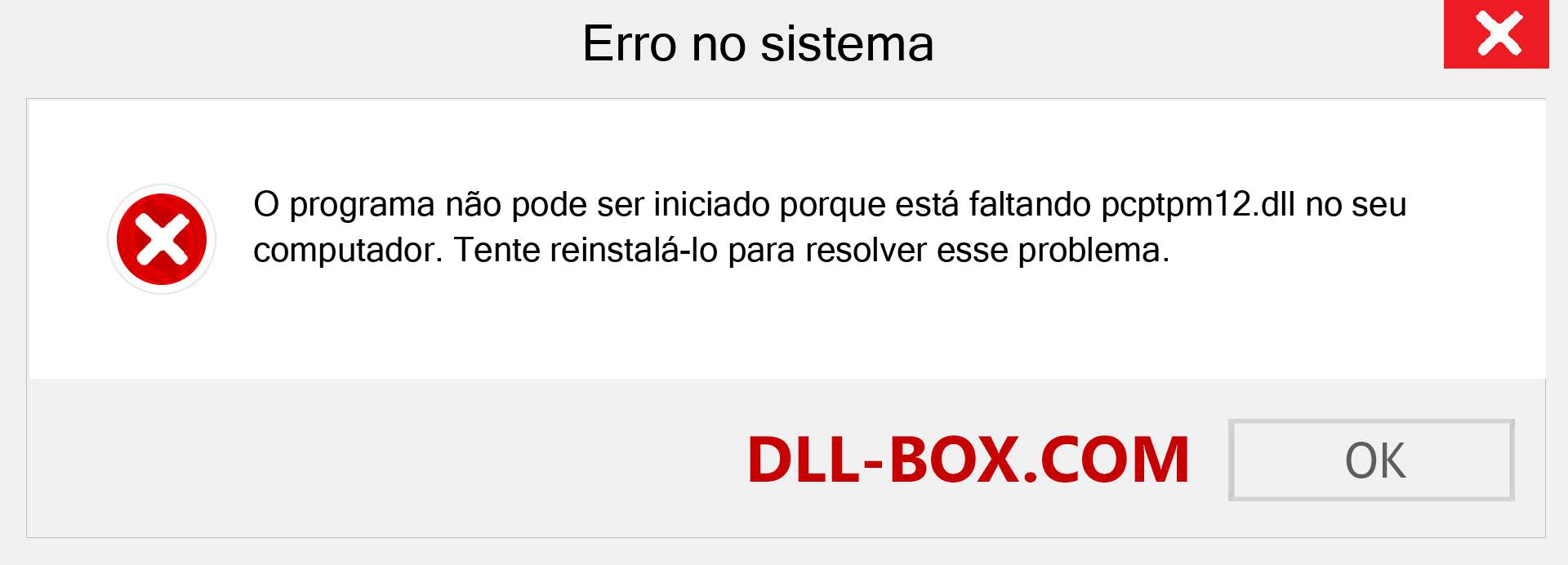 Arquivo pcptpm12.dll ausente ?. Download para Windows 7, 8, 10 - Correção de erro ausente pcptpm12 dll no Windows, fotos, imagens